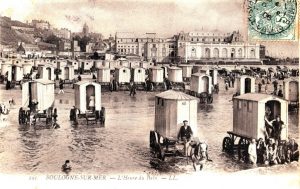 Les cabines de bain de Boulogne sur Mer